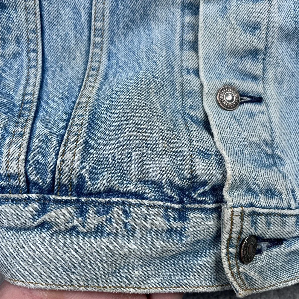 Vintage Levis Denim Jacket Mens 40R Blue Trucker Biker‎ Harley Made in USA 70506